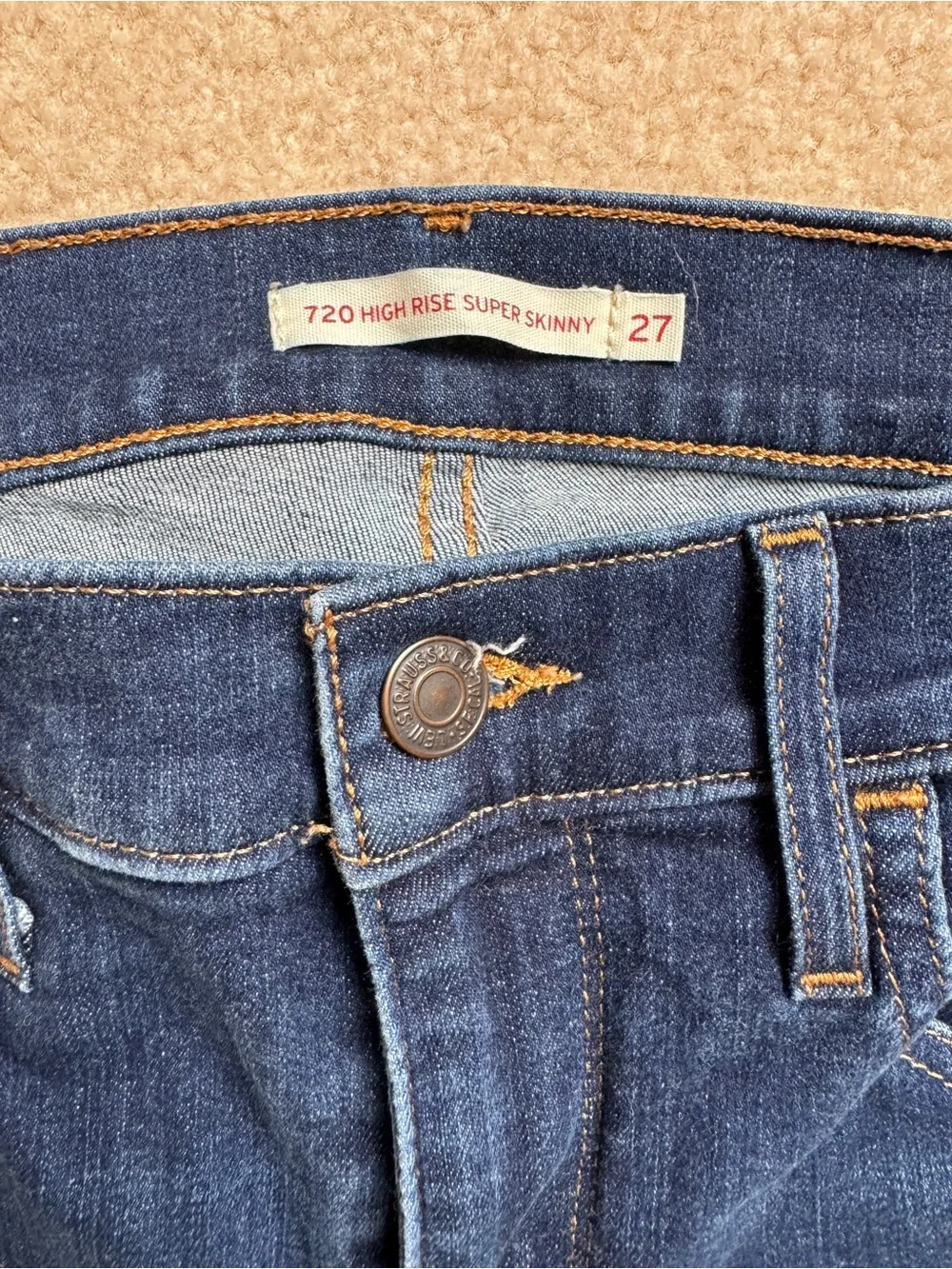 Levi’s 720 High Rise Super Skinny Jeans